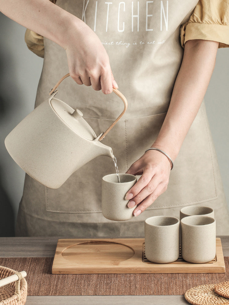 Retro Large Capacity Ceramic Tea Set