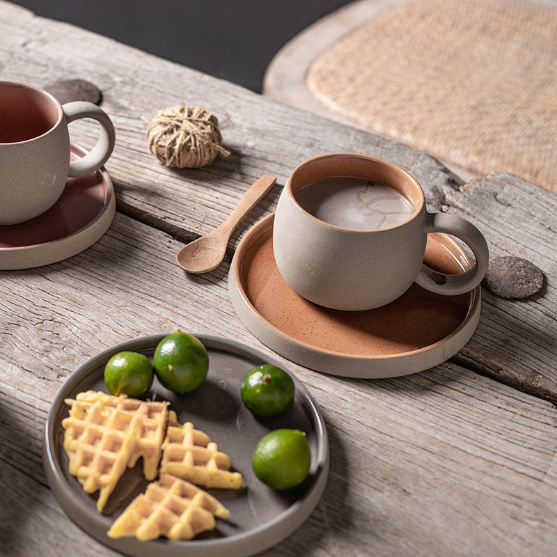 Ceramic Mug & Saucer Set