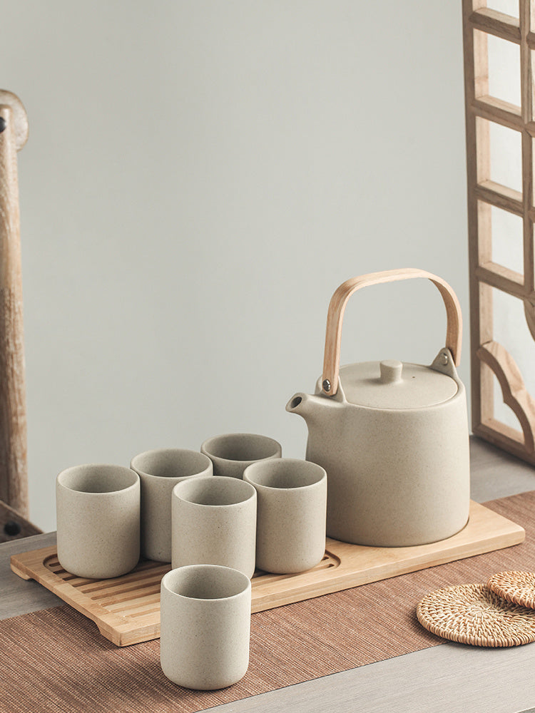 Retro Large Capacity Ceramic Tea Set