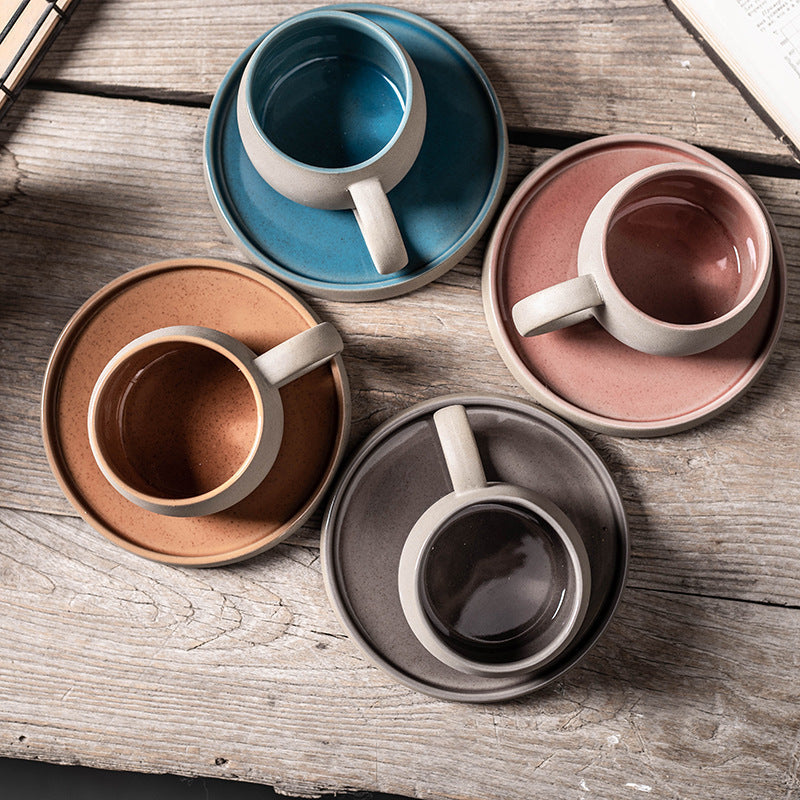 Ceramic Mug & Saucer Set
