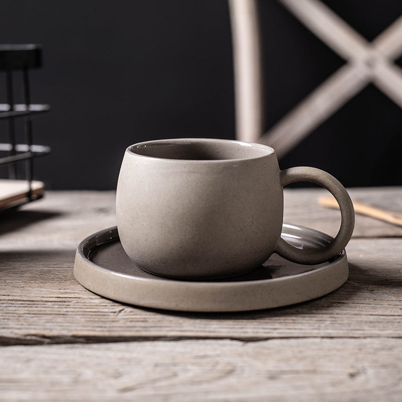 Ceramic Mug & Saucer Set