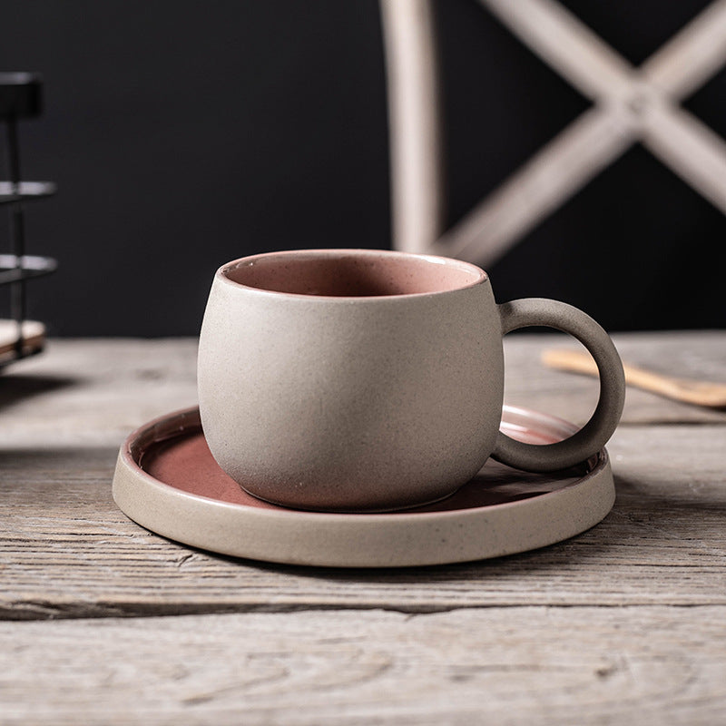 Ceramic Mug & Saucer Set