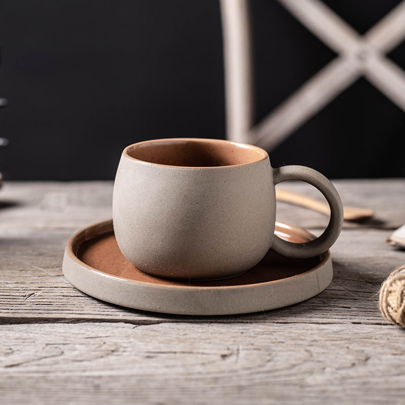 Ceramic Mug & Saucer Set