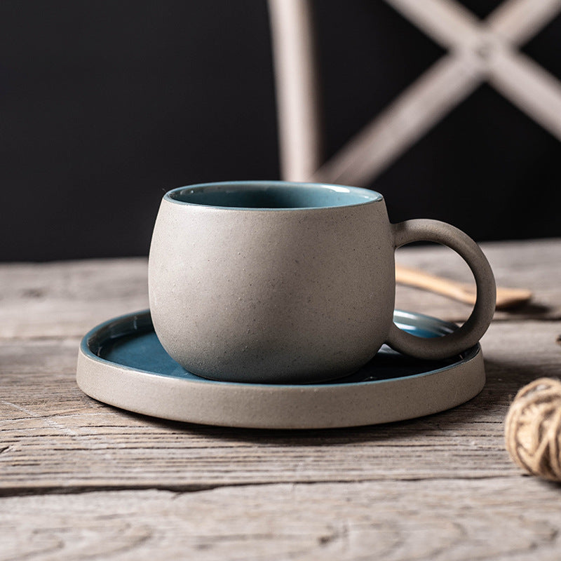 Ceramic Mug & Saucer Set