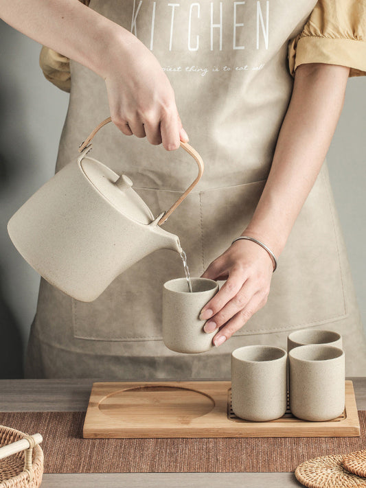 Retro Large Capacity Ceramic Tea Set