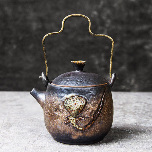 Handmade Retro Ceramic Teapot