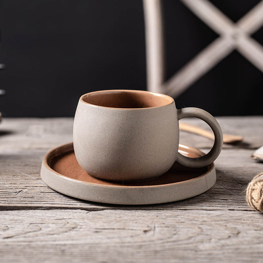 Ceramic Mug & Saucer Set