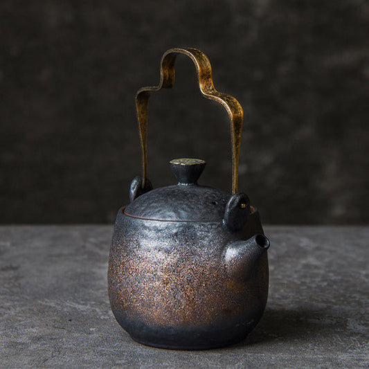 Handmade Retro Ceramic Teapot